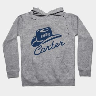 Retro Cowboy Carter Navy Hoodie